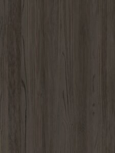 Decoratief plaatmateriaal donkerbruin hout met nerven detailafbeelding