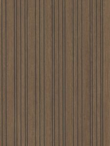 eikenhouten decor in kleur S210|Detailafbeelding van decoratief plaatmateriaal S211 Tolda van Cleaf. Deze combineert een warm houtdecor met decoratieve zwarte lijnen zoals we die kennen van een bootdek.|Decoratief plaatmateriaal donker eiken botendek|Een render van een achterwand in een slaapkamer. Deze is gemaakt van decoratief plaatmateriaal S211 Tolda van Cleaf