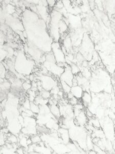 Detailafbeelding van de FD34 Talco, een decor met de uitstraling van elegant Arabescato marmer