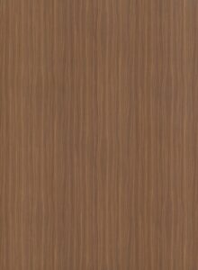 Hele plaatafbeelding LS47 Poro Noce van Cleaf, decoratief plaatmateriaal met bruine walnotenhoutstructuur