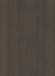 Hele plaatafbeelding LS53 Poro Noce van Cleaf, decoratief plaatmateriaal met donkerbruine walnotenhoutstructuur