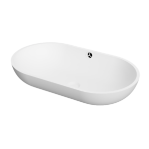 Witte waskom solid surfacemateriaal