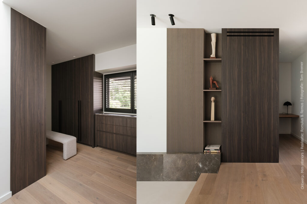 Samenhang in maatwerk dankzij één warm houtdecor