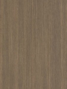 Detailafbeelding van decoratief plaatmateriaal met een warm notenbruine houttextuur, de LT10 Matrice van Cleaf.