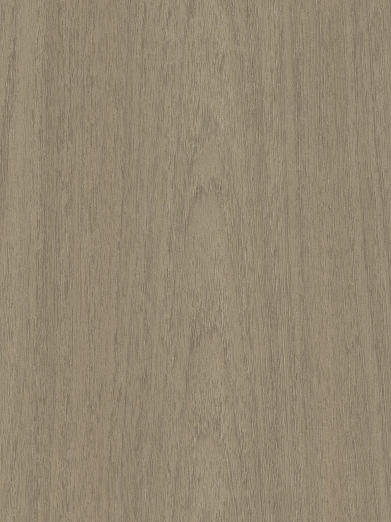 Detailafbeelding van decoratief plaatmateriaal met een verfijnde licht naturellen houttextuur, de S222 Annara van Cleaf.