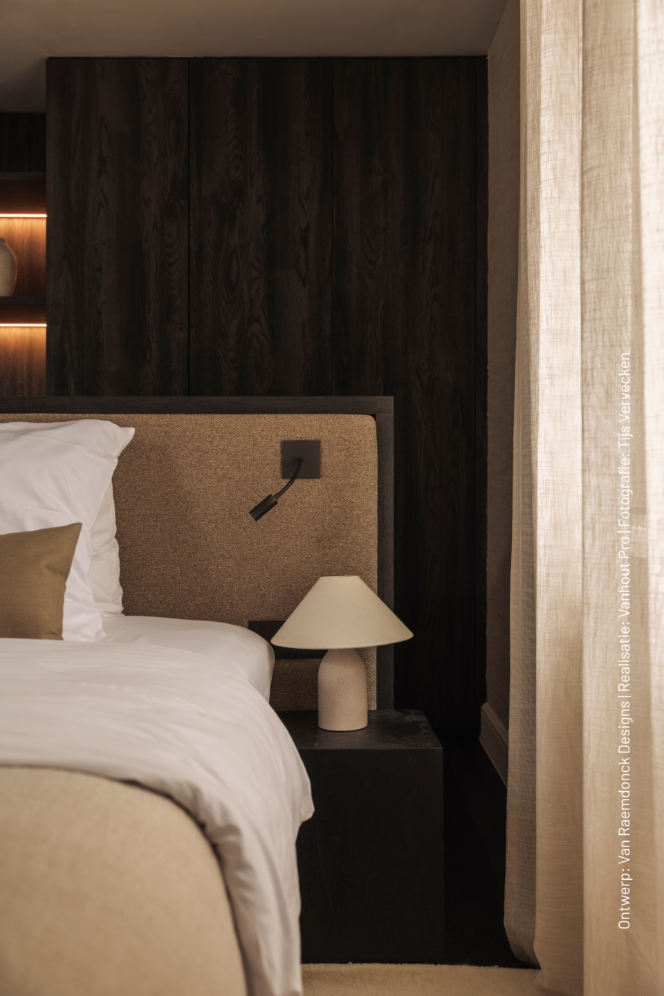 Hotelkamer Priorij Corsendonck met maatwerk in S171 Bruciato